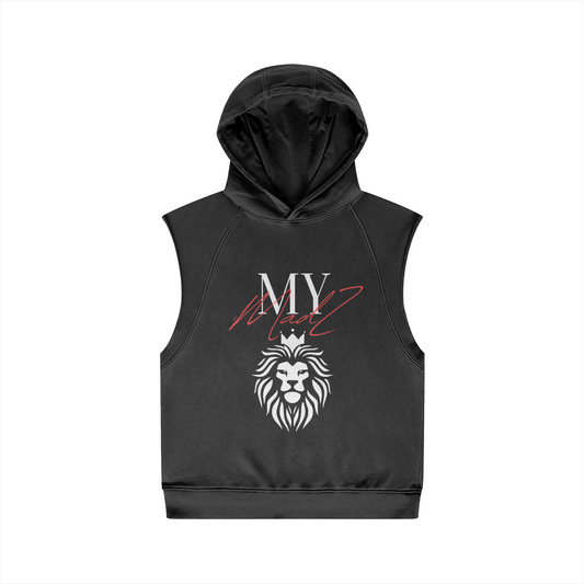 MyMadZ 100% Combed Cotton Fierce Sleeveless Hoodie®